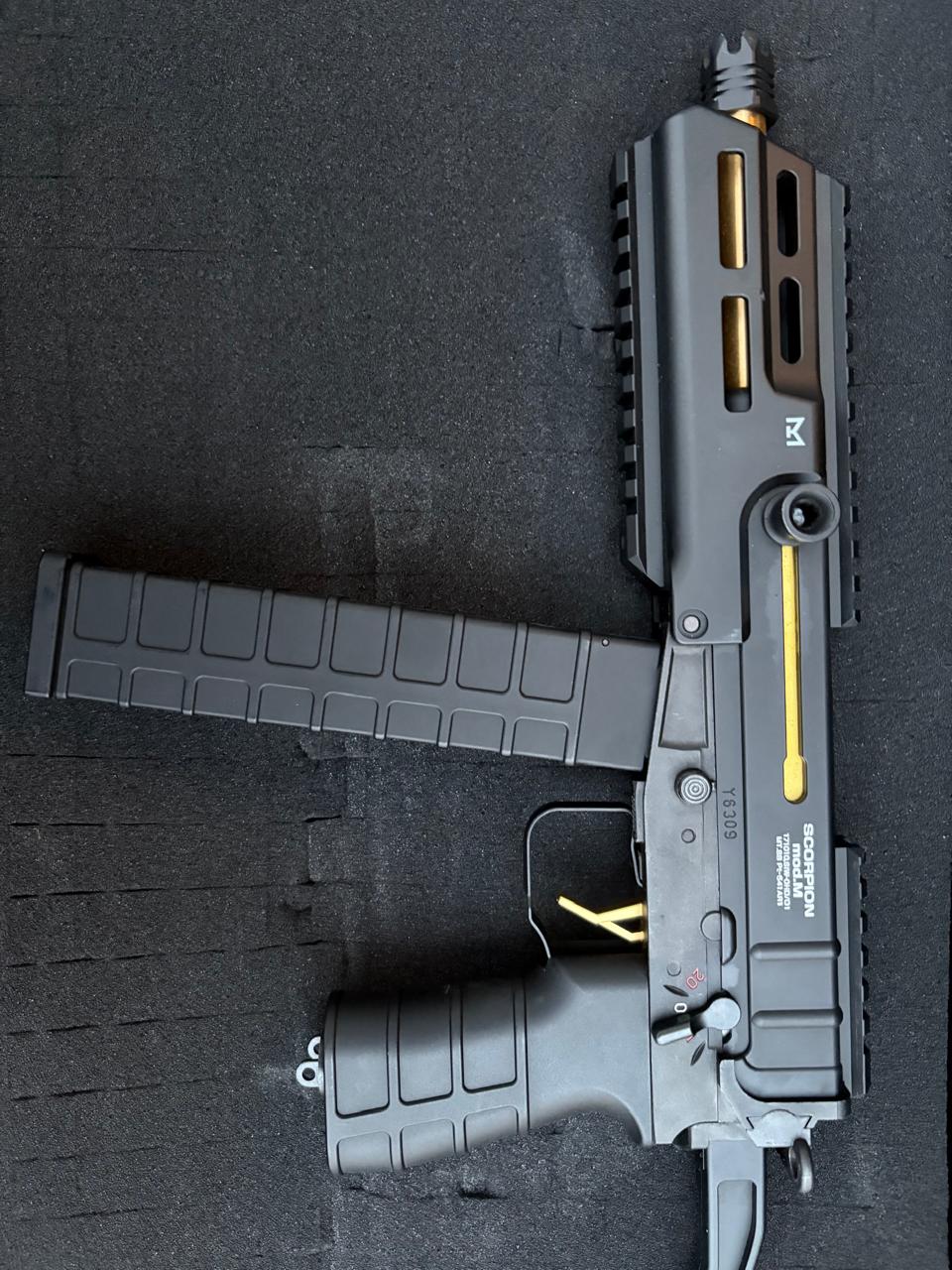 Pre-Loved / Tokyo Marui Scorpion Mod M Gold Edition / Mod D Electric PDW