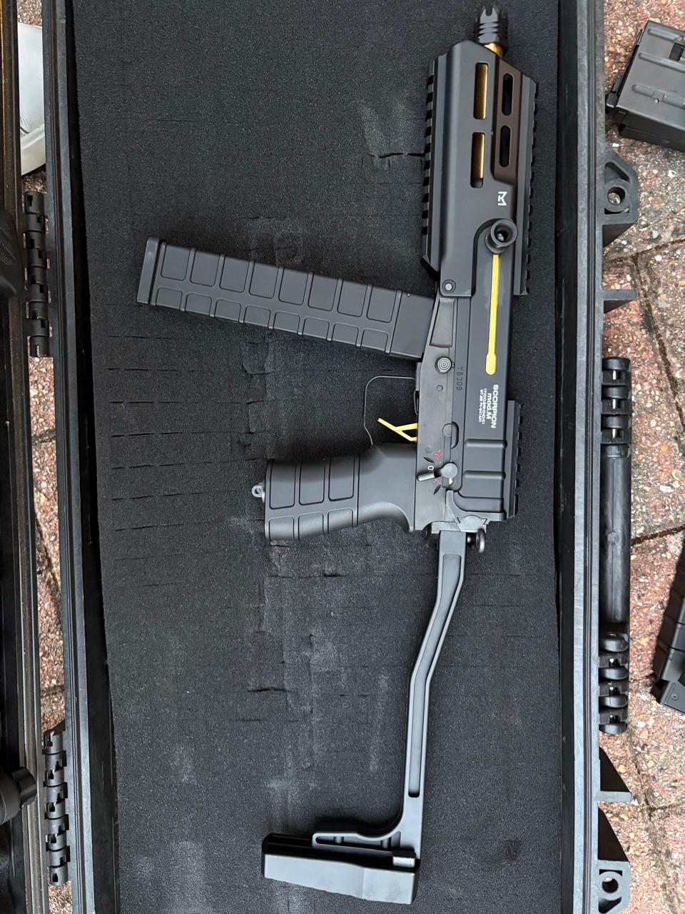 Pre-Loved / Tokyo Marui Scorpion Mod M Gold Edition / Mod D Electric PDW
