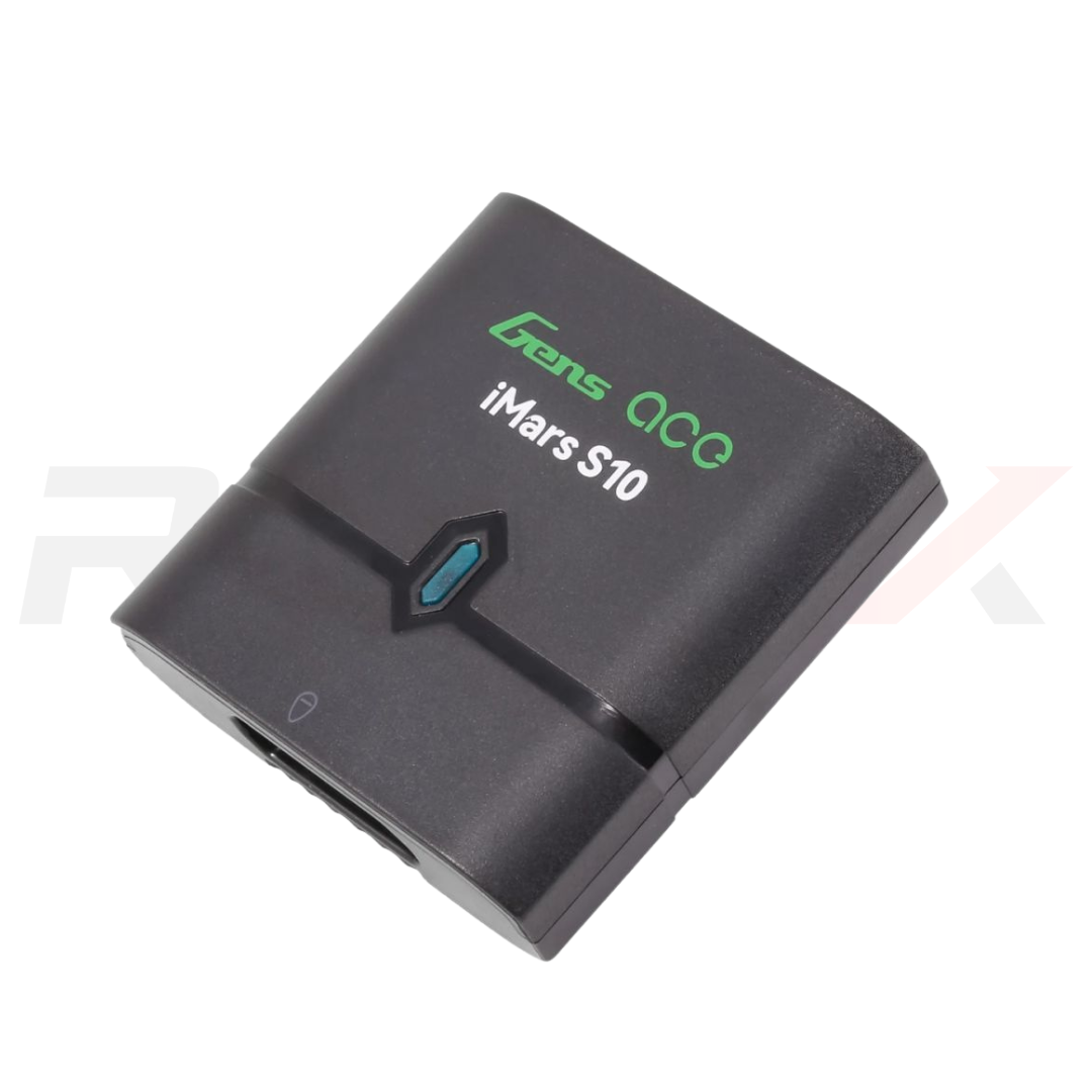 Gens ace iMars S10 G-Tech Portable Airsoft LiPo Charger (2S–3S, USB-C) Model: GEAS10-EB