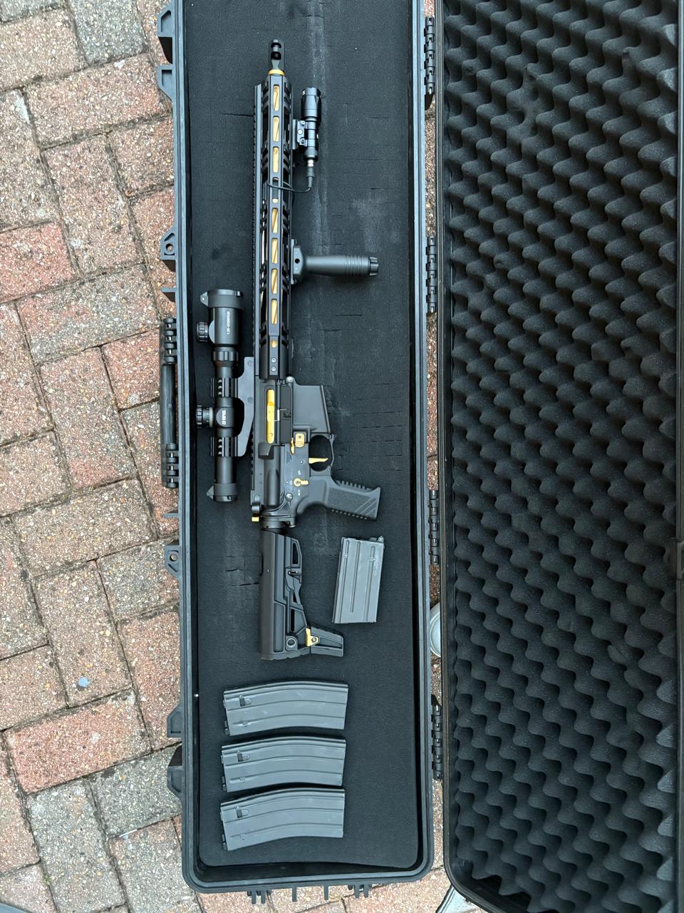 Pre-Loved / Tokyo Marui MTR16 Gold Edition GBB Rifle
