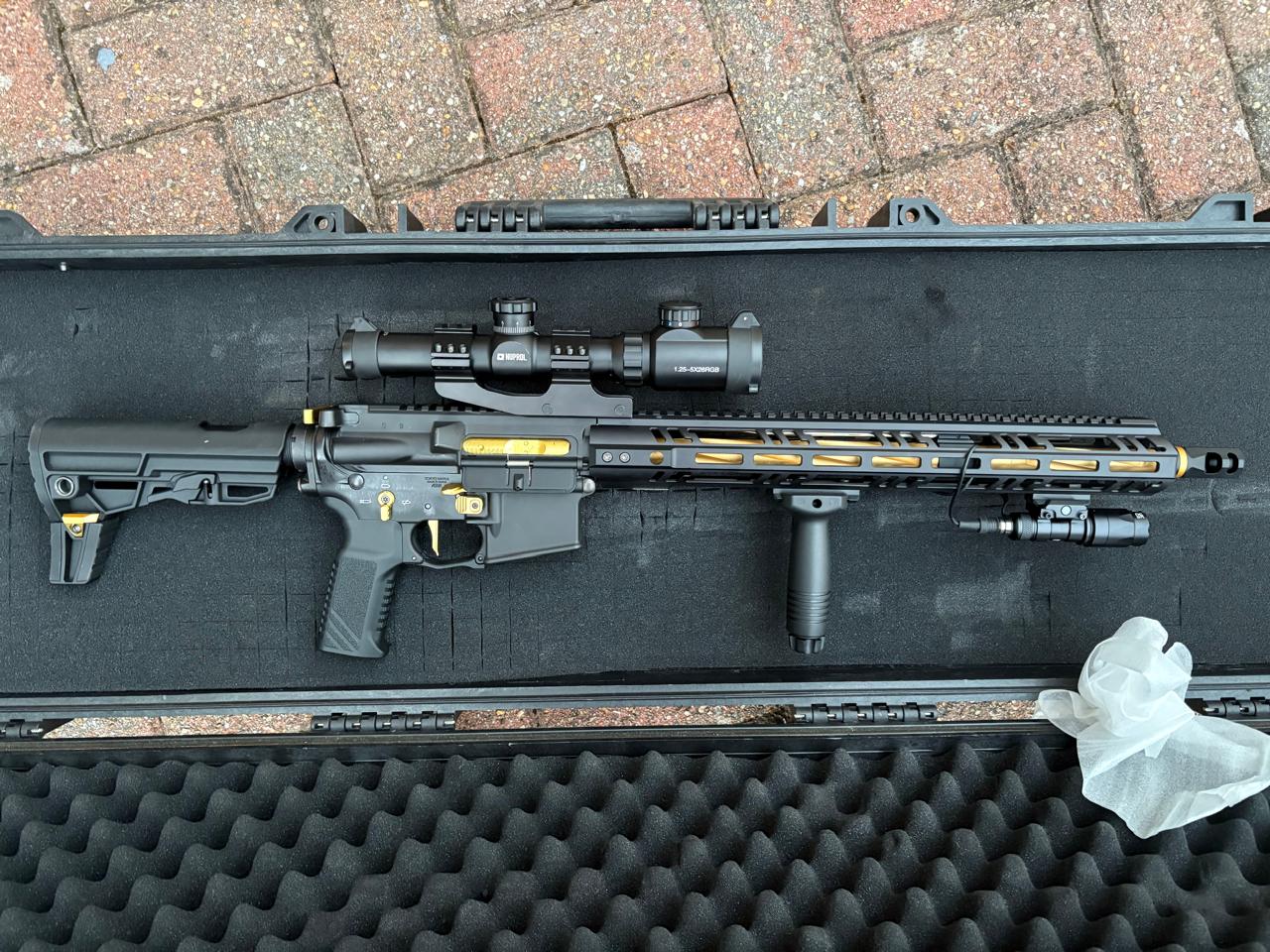 Pre-Loved / Tokyo Marui MTR16 Gold Edition GBB Rifle